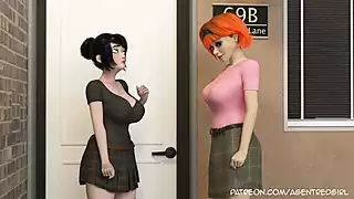Hina's First Date - Futanari Public Cum Public Piss Anal Sex ...