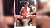 TOILET AND ENEMA FETISH MASTURBATION snapshot 13