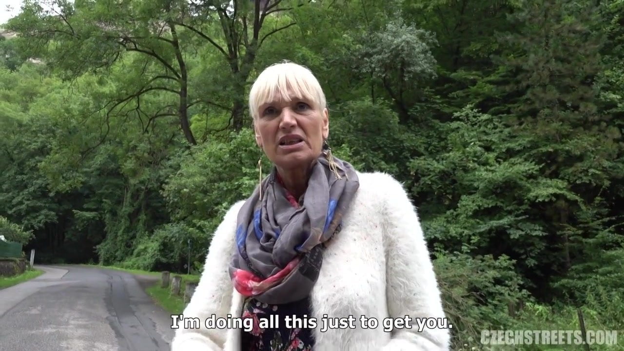 Czech street granny