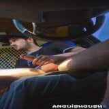 Jacking Off and Cumming in Car at Parking Lot - Anguish Gush snapshot 5