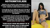 来自mr.hankey的极端巨大的假阳具在hotkinkyjo的肛门孔中 snapshot 1