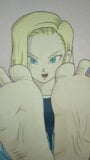 Android 18 (Dragon Ball Z) Pieds Cum Tribute snapshot 3