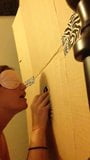 Homemade glory hole for hubby snapshot 1