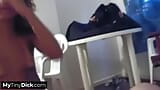 Gadis remaja kulit hitam muasin dirinya sendiri sebelum nyepong kontol kecilnya snapshot 14