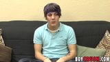 Barely legal gay man masturbating in the casting show snapshot 3