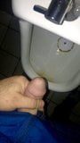 Brock pee in a public urinal. snapshot 8