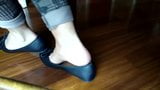 flats shoeplay Sara Black Flats shoeplay Day 1 1080p snapshot 1