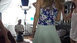 Elegant Unveilings: Pamer rok mini dengan lingerie & chic snapshot 9