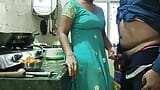 Desi bhabhi  kitchen me khana bana Rahi thi tabhi uska devar akar chut chodane laga snapshot 7