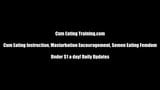 Позволь нам понаблюдать за твоей дрочкой и поеданием твоей спермы, инструкция по поеданию спермы snapshot 7