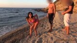 Самые извращенные пляжные вечеринки со спермой snapshot 14