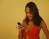 Gabriela's first porn an exhibitionist street whore masturbating her brunette pussy with a sex toy snapshot 2