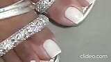 Ferfeet36 Gold Sandal and French Nails 2 snapshot 10