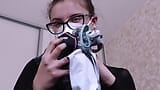 Roommate Makes you Sniff her Dirty Thongs Collection snapshot 1