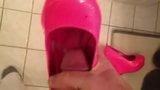 Slutty Pink Wedges Fucked and Cummed snapshot 10