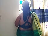 (Tamil Aunty ki Majboori Chudai) hot Priya Aunty Fucked by neighbor In Bed Room - Huge Fuck & cum snapshot 2