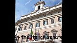 Tifa in de Italiaanse senaatsvergadering final fantasy 7 snapshot 2