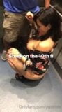 Latina puta follada en ascensor snapshot 3