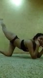 Bintang lucah Sheraine Filipina yoga panas pada waktu pagi snapshot 13