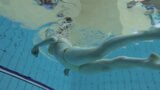 Big tits shaved babe Lada Poleshuk underwater snapshot 7