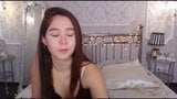 Lange Beine asiatisches Webcam-Mädchen, masturbieren, Orgasmus snapshot 2