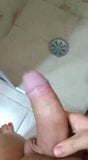 Girlfriend with fat cock playing in bathroom snapshot 3