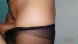 Pancut ke dalam pantyhose hitam saya snapshot 9