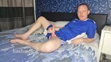 Scally hard ginger dick in Adidas shorts snapshot 3