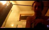 Brunette in shower nipslip on Periscope snapshot 10