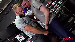 Muscular Inked Brogan Slides Thick into Jack Hunter Wet Hole: Gay ...