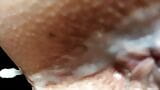 Fuck me and cum inside before you go to bed! Closeup Pussy Fuck and Massive Creampie. snapshot 10