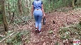 I found a lonely girl in the forest, she gives me a hot blowjob and makes me cum snapshot 2