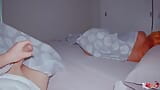 Stepmom and stepson shared bed in hotel and have sex . English subtitles snapshot 6