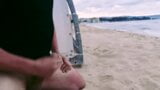 morning wank on the beach snapshot 4