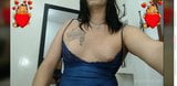 Bbw tranny in het blauw snapshot 17