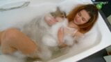 Curly hair and hairy pussy redhead masturbating snapshot 5