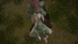 A garota loira animada dos orcs - hentai snapshot 17