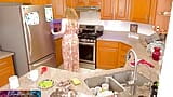 Free use MILF stepmom fucked in the kitchen while washing dishes snapshot 19