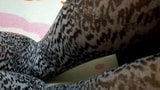 Leopard tights and red high-heeled shoes snapshot 17