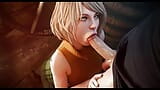 3D Compilation: Resident Evil Ashley Graham Blowjob Creampie Face Fuck Uncensored Hentai snapshot 1