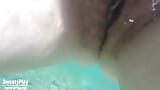 Underwater creampie and peeing snapshot 5