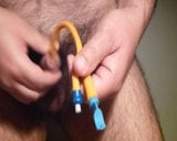 Hard cum and pissing togheter with a CH 24 Foley catheter snapshot 3