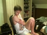 Cute Twink, Huge Load snapshot 5