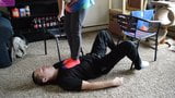 TSM - Dylan Rose sock and barefoot ballbusting face trample snapshot 3