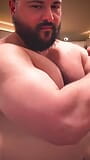 Big Bull Boss Cigars Muscle flex and Fleshlight filled with Bull hot cum snapshot 9