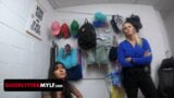Shoplyfter Mylf - Hot Milf Officer Detained Young Shoplifter After Getting Caught Stealing snapshot 7