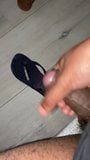 Cum on flipflops of female neighbour snapshot 1