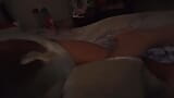 Massage on Fat Hairy Coo and My Girlfriend's Buttocks snapshot 2