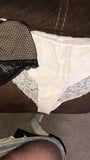 Cumming on wifes friends panties snapshot 1