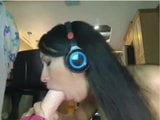 Caliente wecam chica folla un enorme cumming consolador snapshot 16